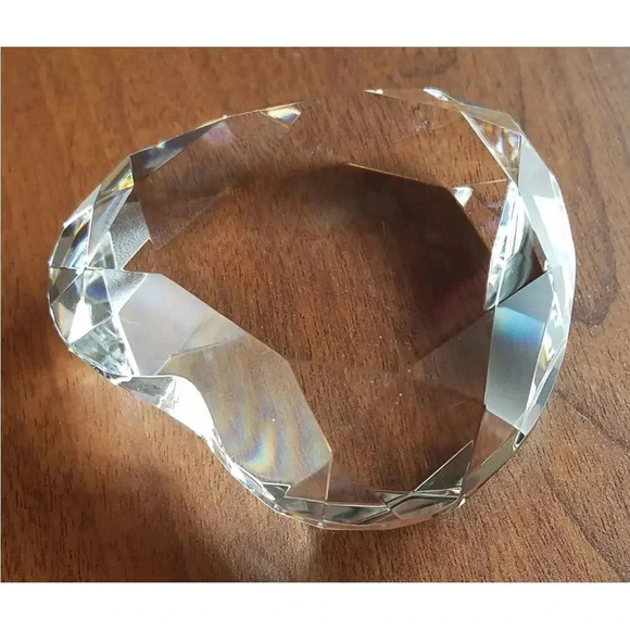 Rosenthal Heart Paper Weight, Vintage Collectibles, Crystal Heart - Picture 1 of 6